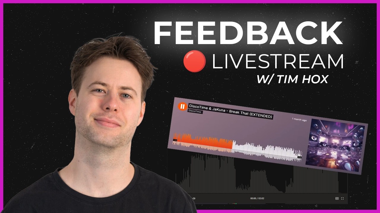 🔴Giving live feedback on your music W/Tim Hox #80