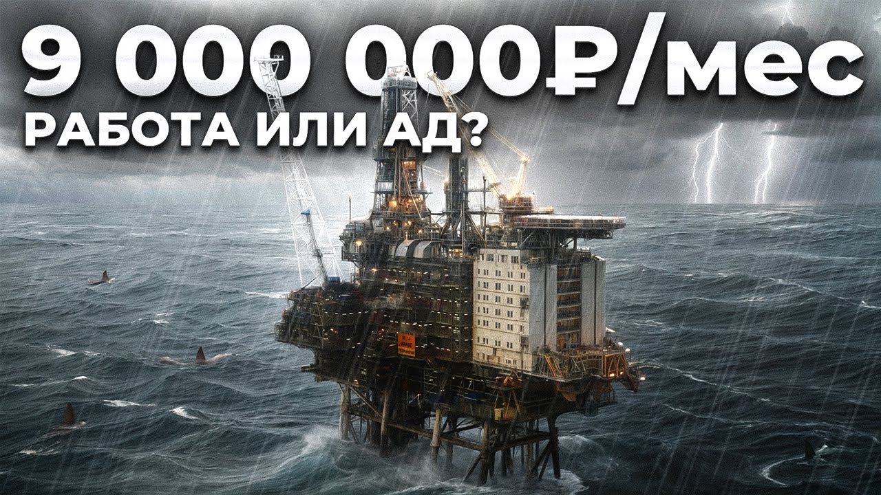 Работа на морской платформе &mdash; вот почему вахтовики зарабатывают так много денег&hellip;