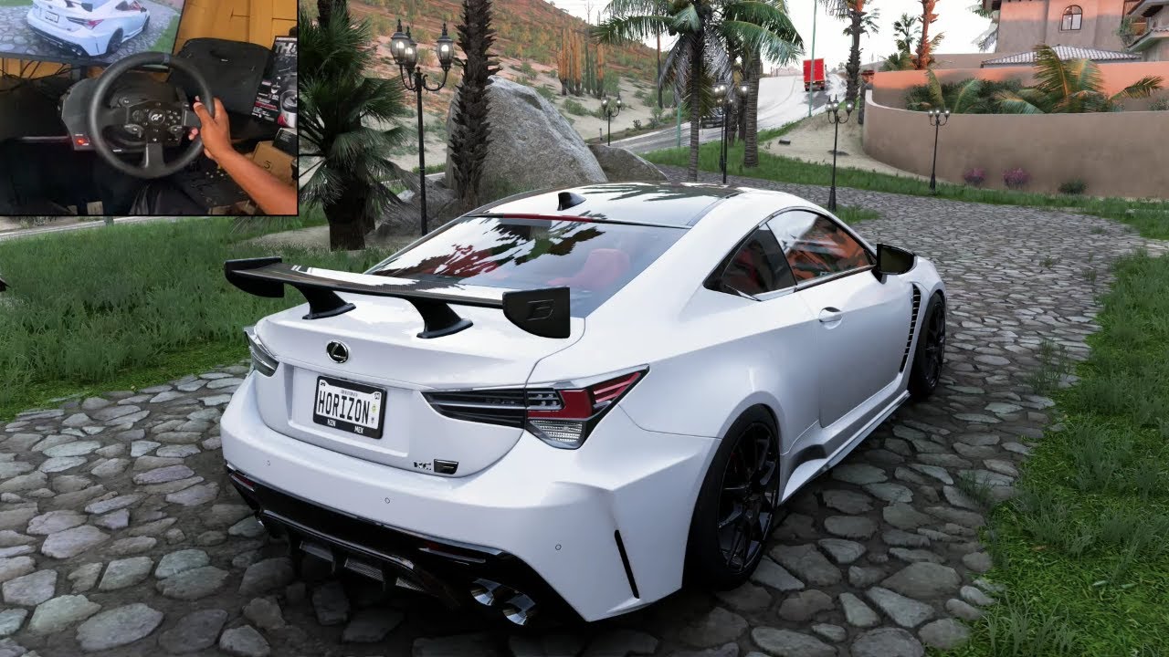 Lexus RC F Track Edition - Forza Horizon 5 | Thrustmaster T300RS Steering Wheel