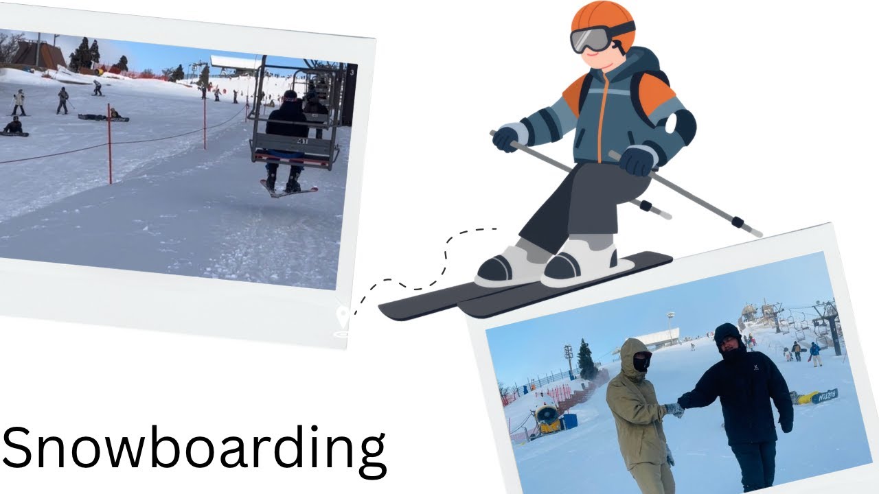 Snowboarding In Biwako Valley||Biwako Lake||Vlog.2