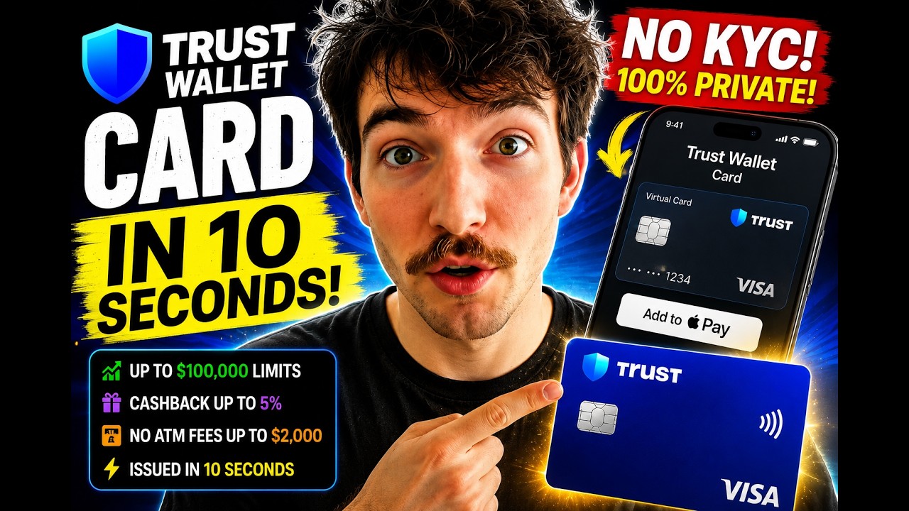 TRUST WALLET CARD 2026 #trustwallet #crypto