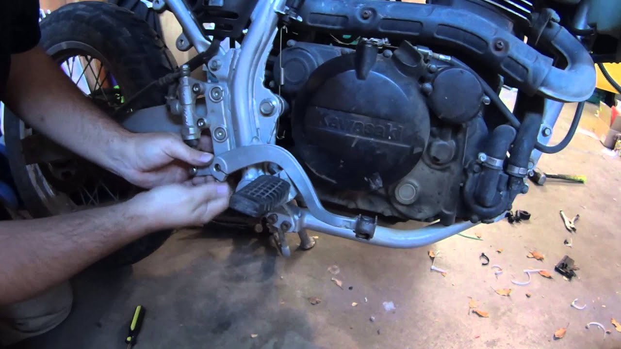 Brake Pedal - KLR Rehab Part 3