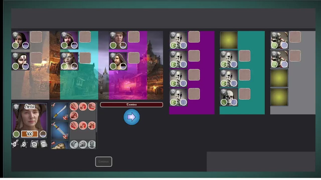 Dixit Dominus 10 - The party defeating a band of skeletons