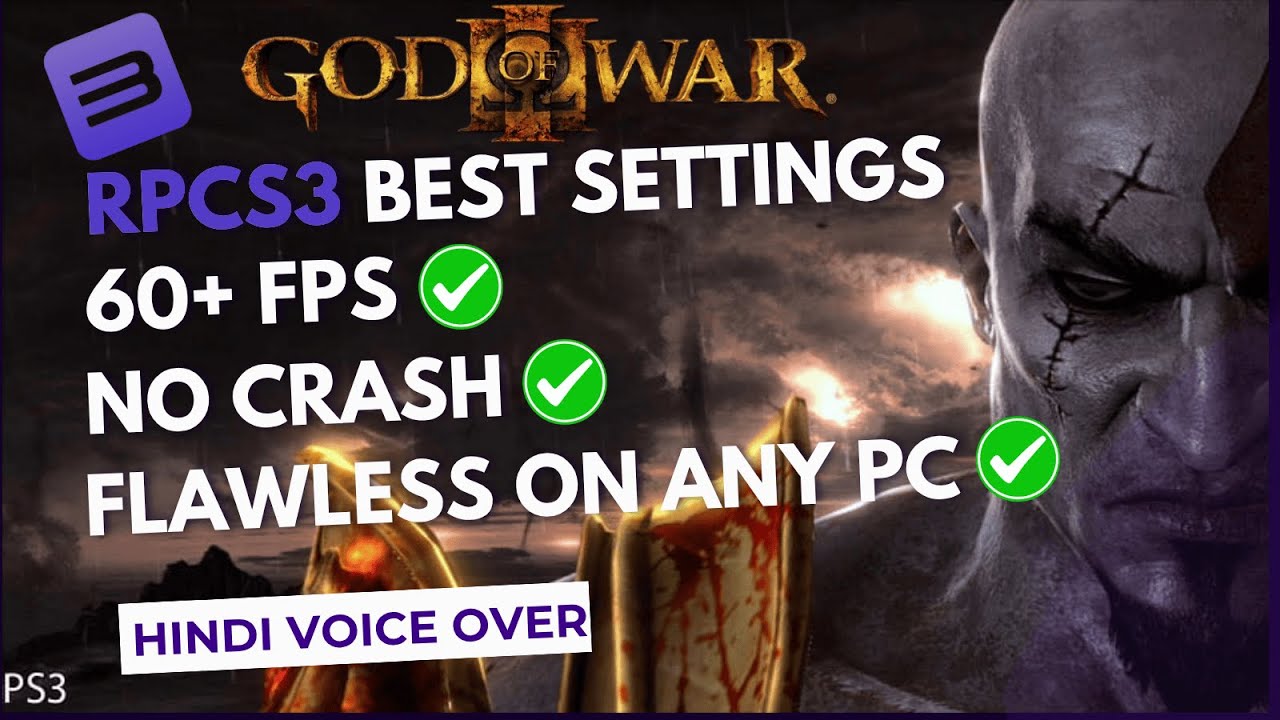 God of War 3 RPCS3 60FPS Setup | Best Settings & Lossless Scaling Explained | Hindi