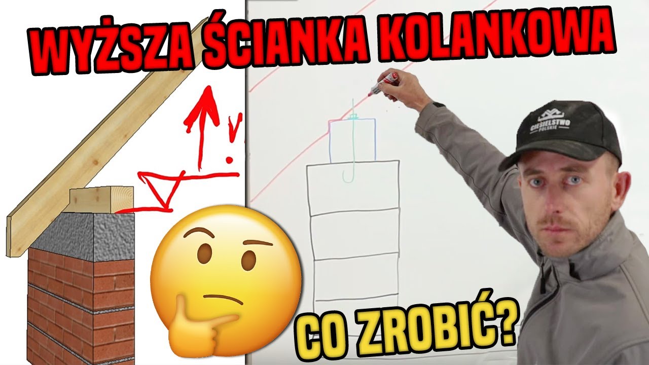 Wyższa Ścianka Kolankowa? Jak to rozwiązać? Dach kopertowy, dwuspadowy