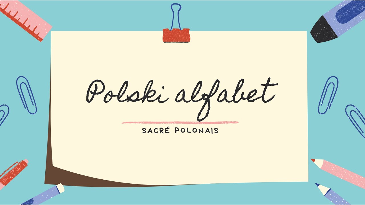 🇵🇱ALPHABET POLONAIS: 1er cours de polonais. 🇵🇱APPRENDRE LE POLONAIS EN LIGNE!!!💪