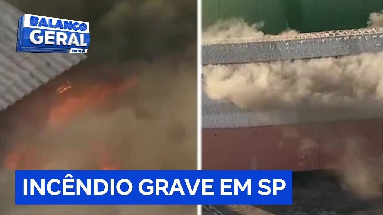 Incêndio atinge parque de diversões coberto na zona norte de São Paulo