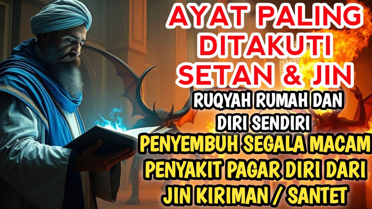 RUQYAH RUMAH PENGUSIR JIN, SETAN & SIHIR DI RUMAH & TUBUH, PENENANG HATI & PIKIRAN | ALAA AQEL