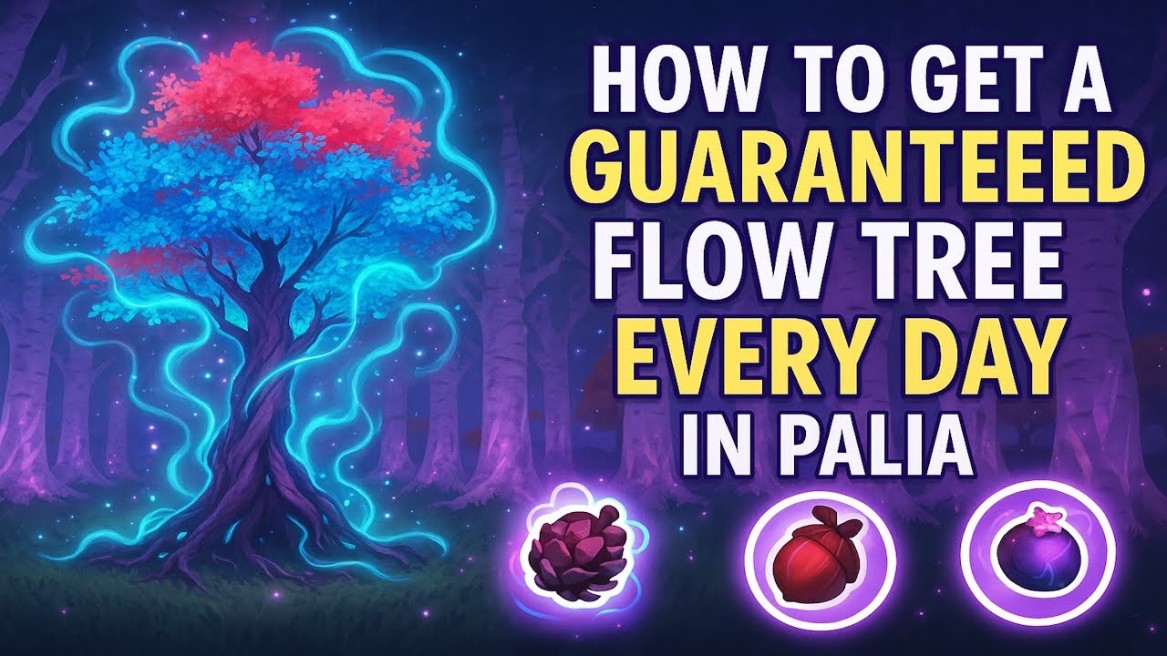 🌳 How To Get a Guaranteed Flow Tree EVERY DAY in Palia!