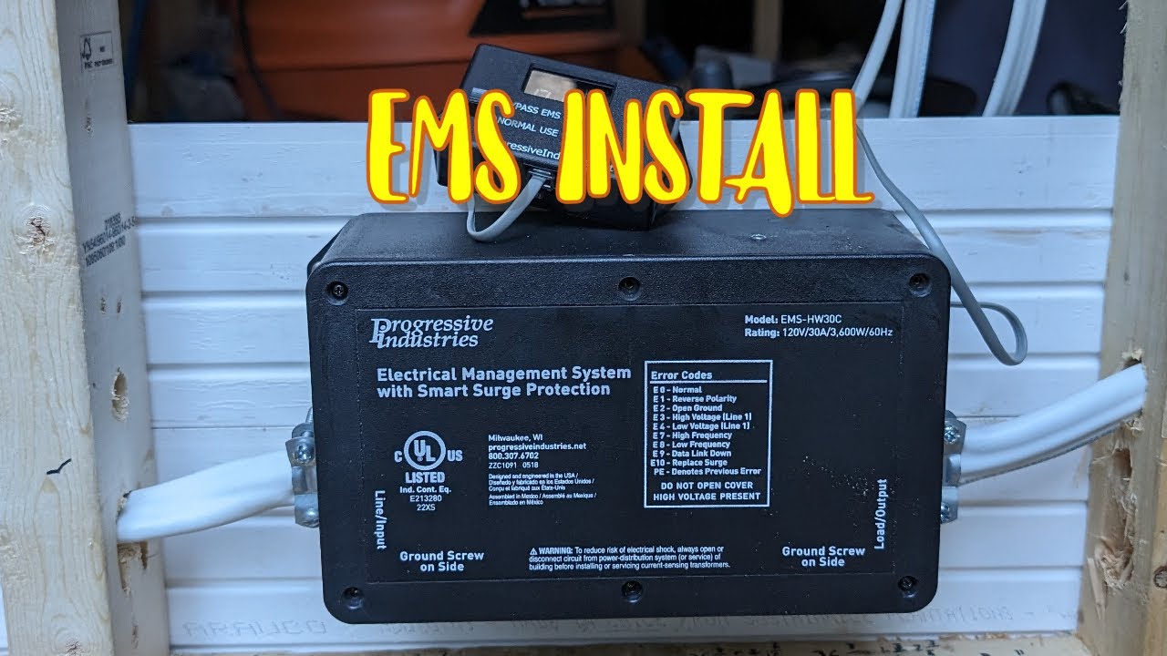 How To Install Progressive Industries EMS-HW30C Electrical Management System In A Skoolie