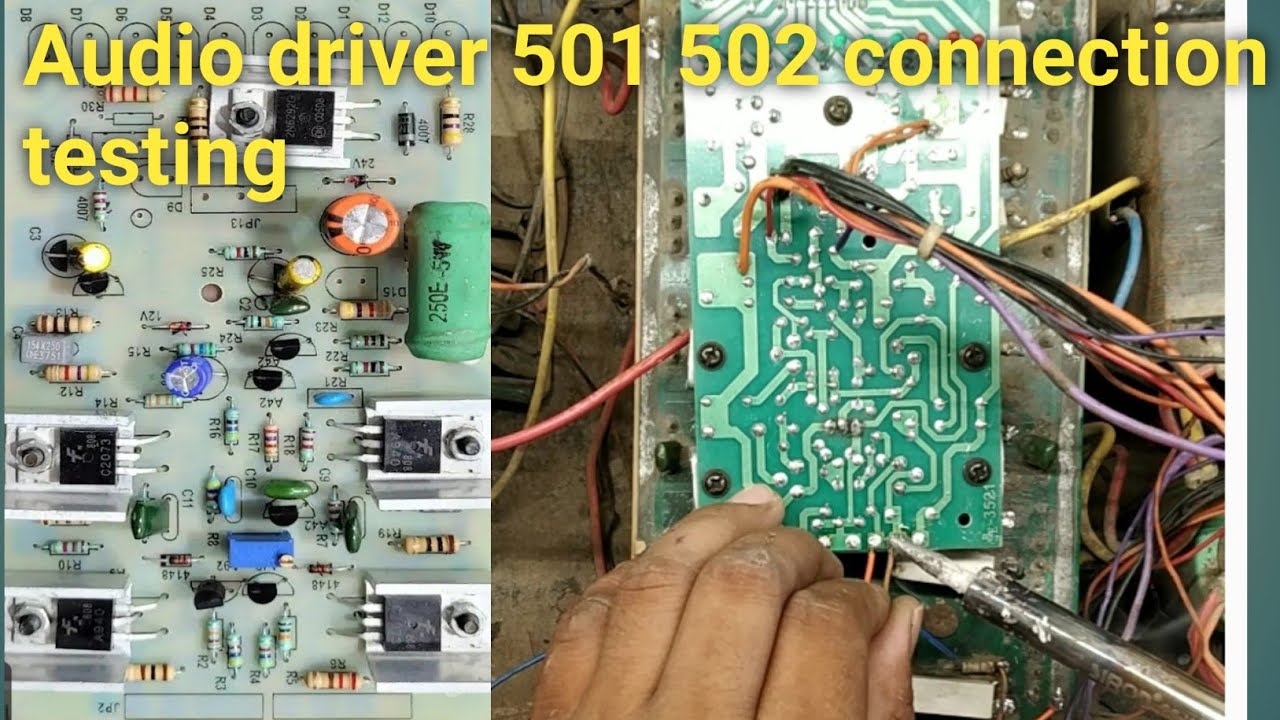 Driver Board Connection with testing 501,501 #PBT_501_Driver_Board_Full_Details #Nerco_electric