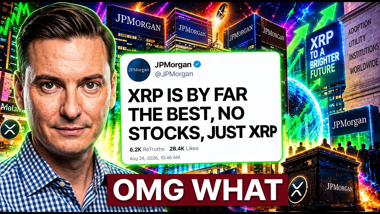 JPMORGAN ТОЛЬКО ЧТО НАЗВАЛ XRP ЛУЧШЕЙ ВОЗМОЖНОСТЬЮ??!?! (ВА-БАНК)