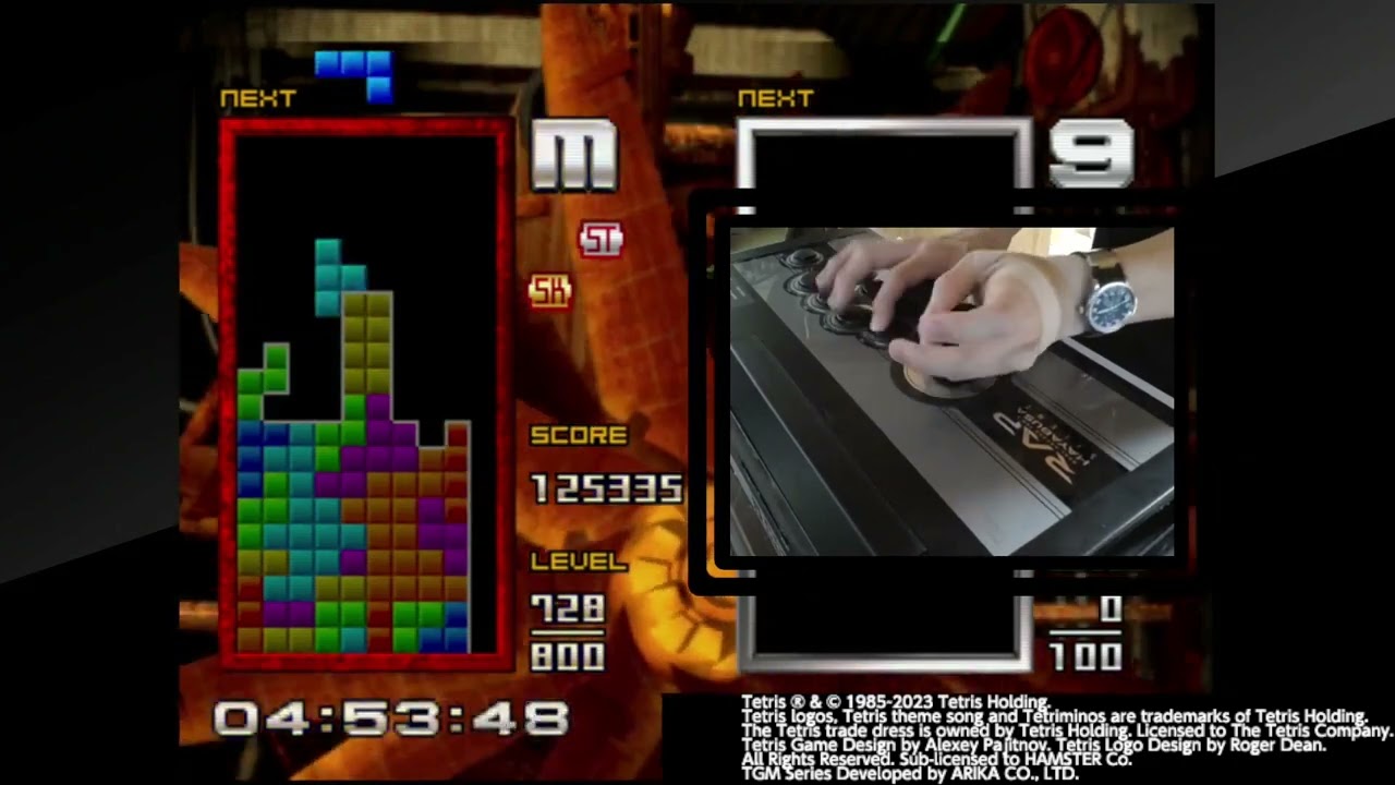 TETRiS TGM2TAP(アケアカ) : DEATH MODE - Gm 297,678pts.