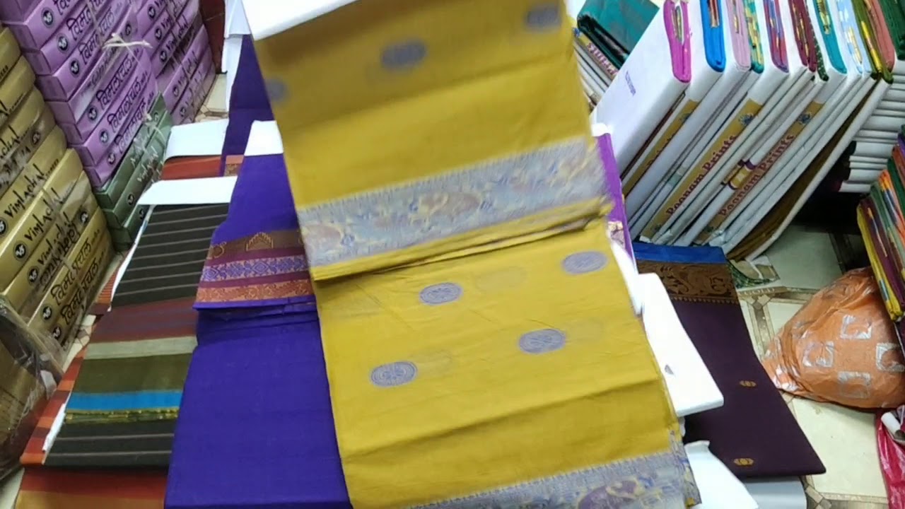 Hyderabad madina all varieties of cotton Sarees/ venkatagiri/ gadwal/ meena/ Bengal/ Madurai cotton