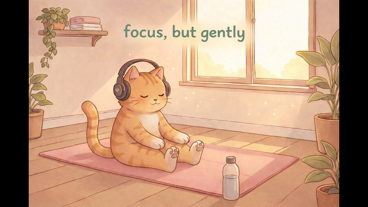 chill lo-fi beats for calm work & deep focus 🌿focus, but gently
