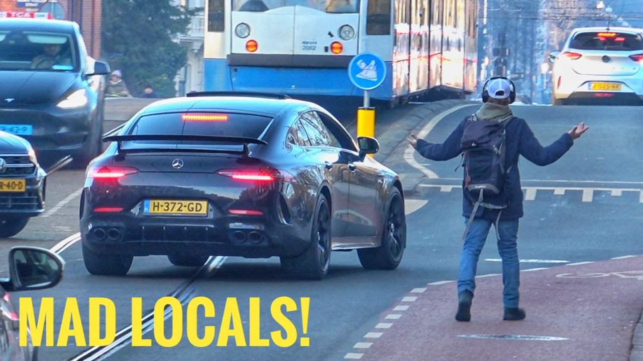 Sportscars In Amsterdam! Ep. 2 - C63s BRABUS, SF90, Powersliding M3 G80, 570S, M5 E60 And More!