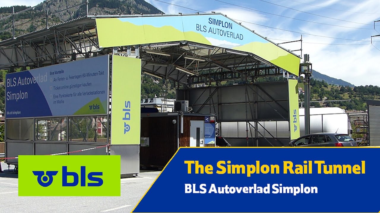 The Simplon Rail Tunnel - Car Transporter Train
