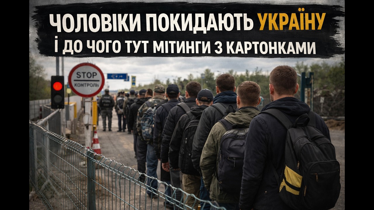 Чоловіки тікають за кордон