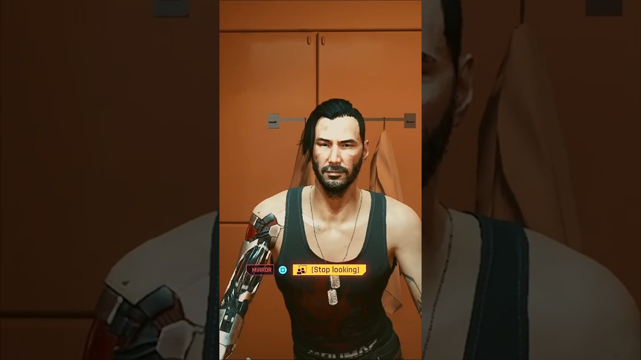 This ONLY happens when you're hungry in Cyberpunk 2077