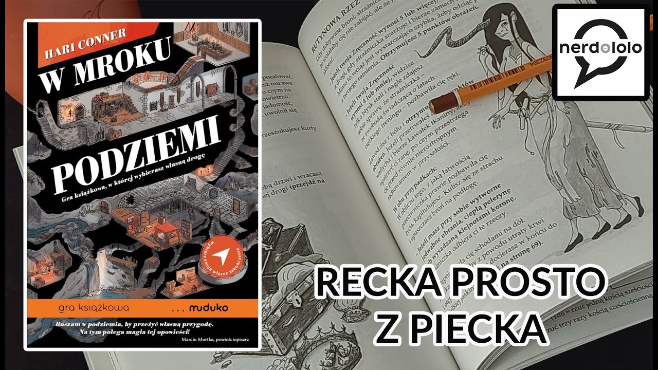 Recka Prosto z Piecka: W MROKU PODZIEMI - gra książkowa.