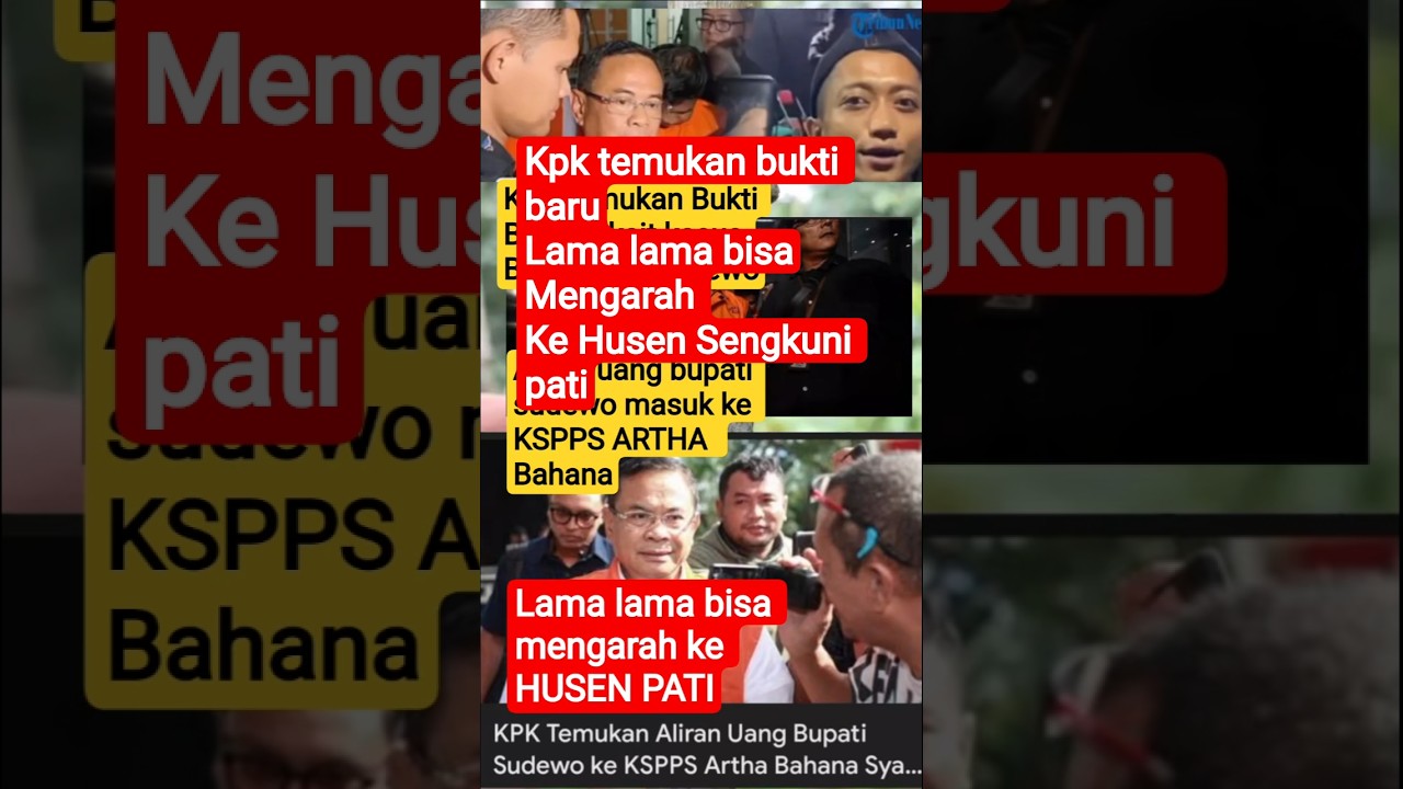 BUPATI PATI SUDEWO SEMAKIN MENANGIS #bupatipati #sudewo #kpk