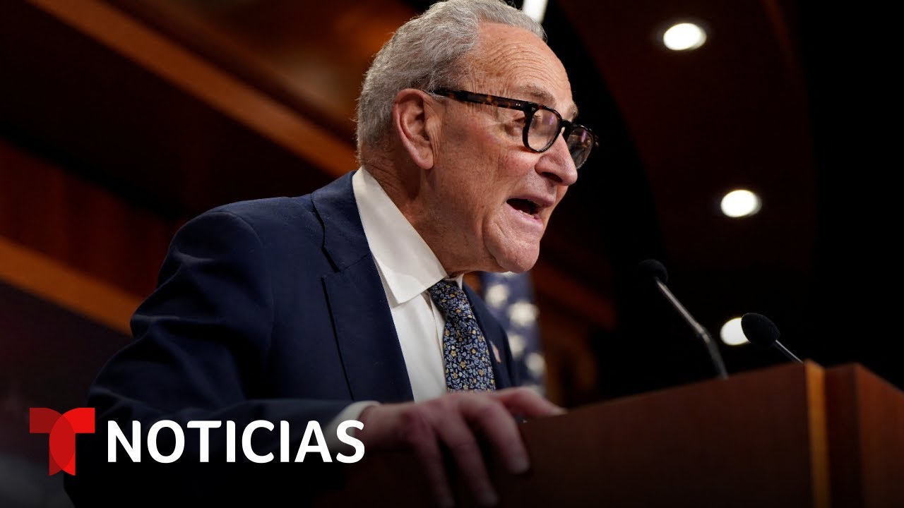 Líderes demócratas ofrecen conferencia junto a familiares de víctimas de Epstein