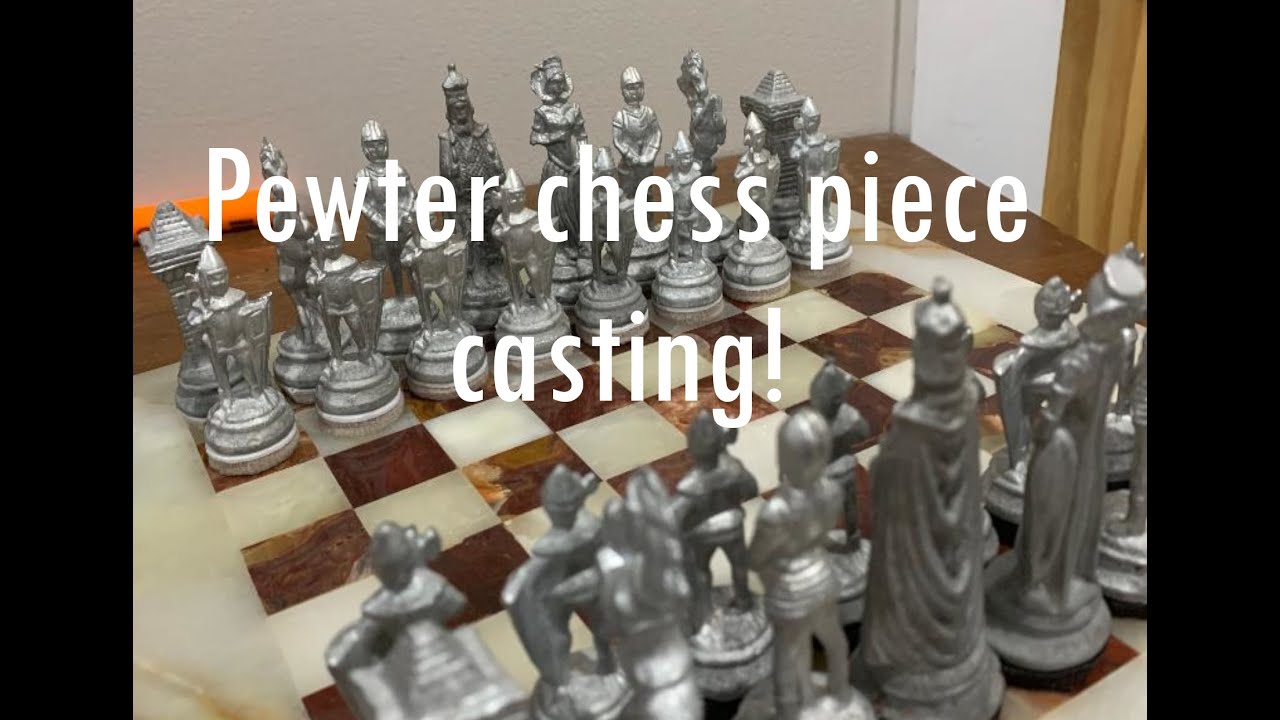 Pewter Chess Piece Casting!