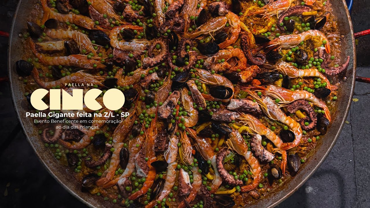 Paella  Gigante Beneficente. 