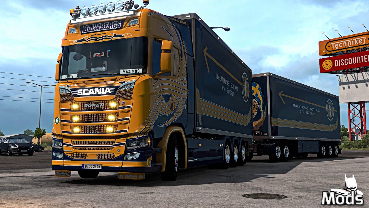 ETS2 1.38 MODS - LKW Tuning ▶️ Scania V8 BDF Tandem Truck Pack 138.00 [Basteln mit Maximus]