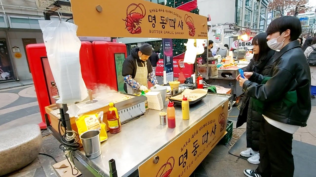 BELUM ADA DI INDONESIA SATE UDANG GARLIC JAJANAN KAKI LIMA SULTAN - IDE BISNIS !! KOREAN STREET FOOD