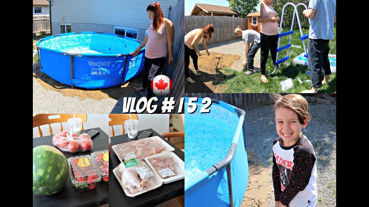 🇨🇦 Armando la piscina + Compras de Comida / PERUANA EN CANADA