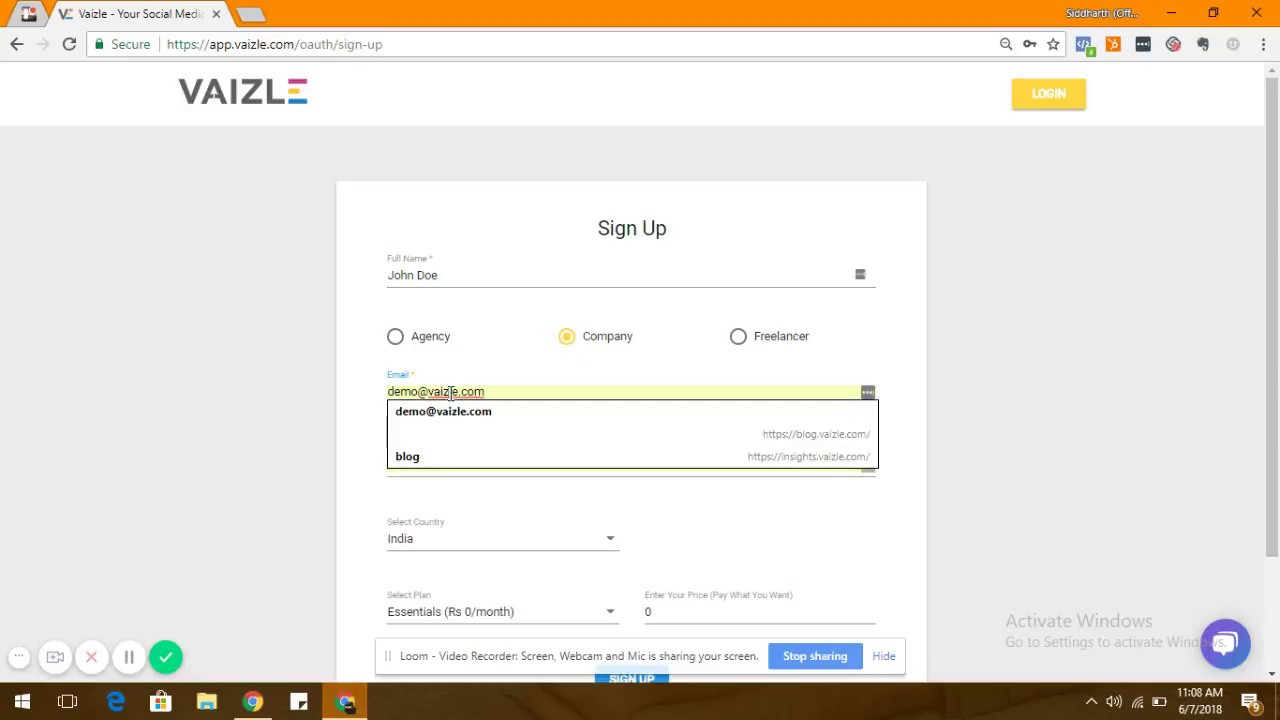 How to SignUp on Vaizle?