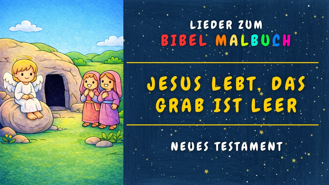 Jesus lebt, das Grab ist leer - Ein kraftvolles Kinderlied über die Osterfreude: Jesus lebt