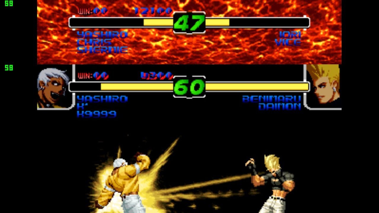 The king of fighter 2005 unique all ultimate skill