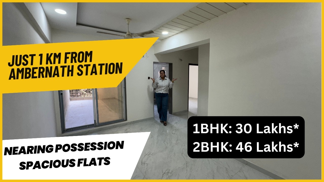 Call: 8055855866 | 1 BHK @ 30 Lakhs | 2 BHK @ 46 Lakhs | 1 KM from Station | Nearing Possession
