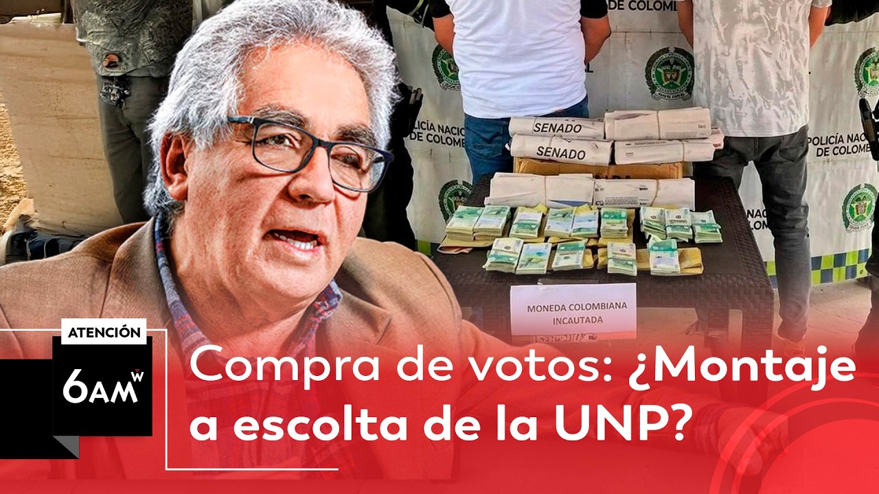 Director de la UNP responde tras detención y liberación de escolta con dinero para campaña | 6AM W