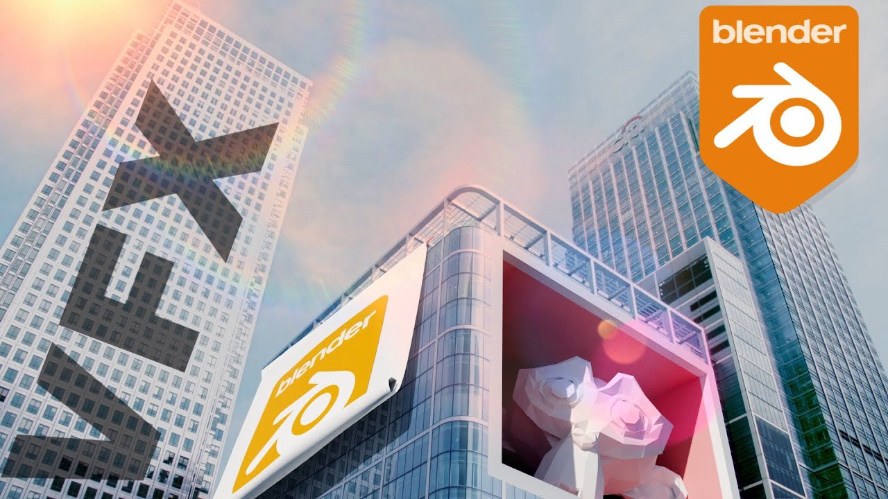 Blender Banner animation with VFX
