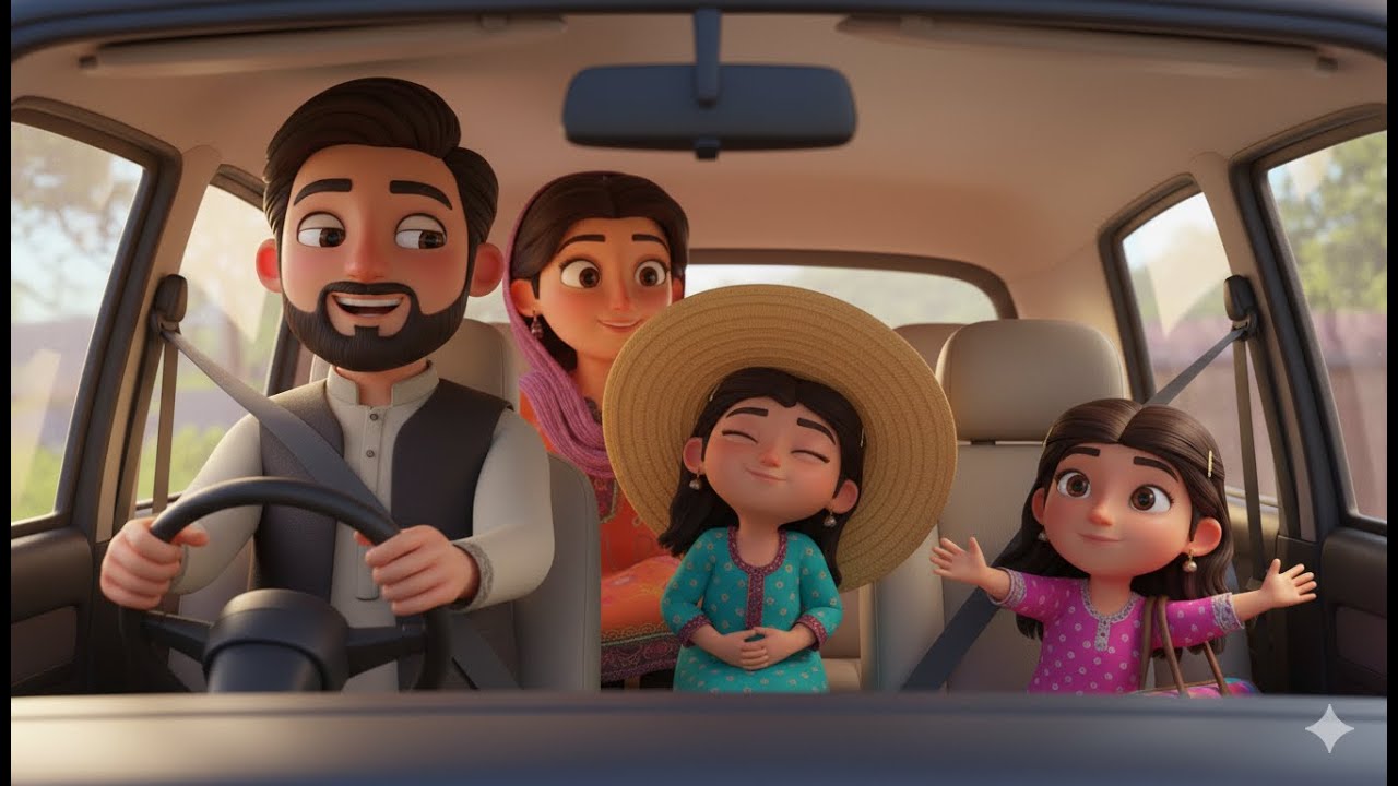 Khadija Ayesha Ki Comedy Sair | Kids Funny 3D Cartoon