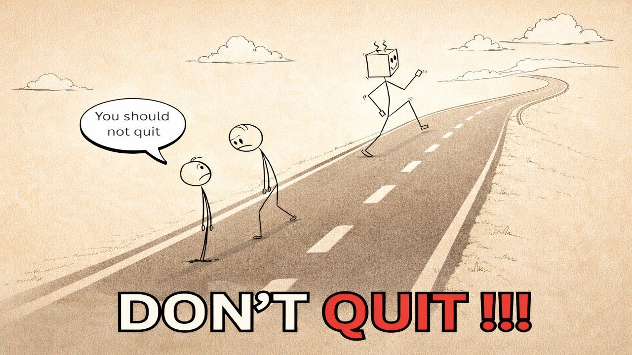 The SECRET behind why you always quit before you win