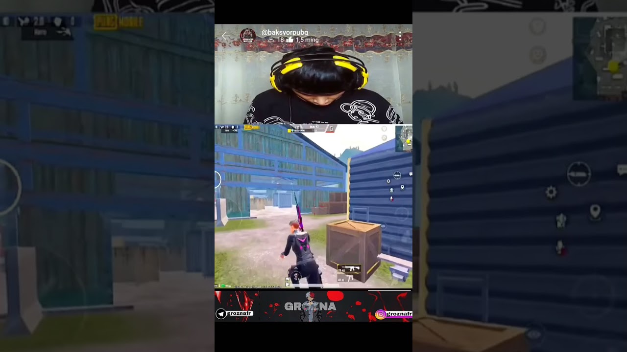 Baksyor 🆚️ GROZNA revanch boladii 👀 #pubgmobile