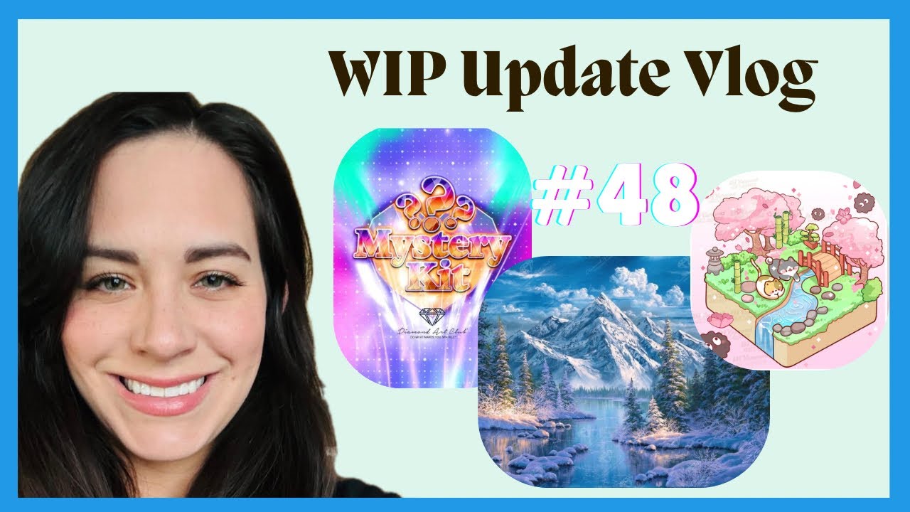 Vlog #48 - Molly Harrison Diamond Art Club Mystery #84 Finish - My Own Art Piece Finished! 