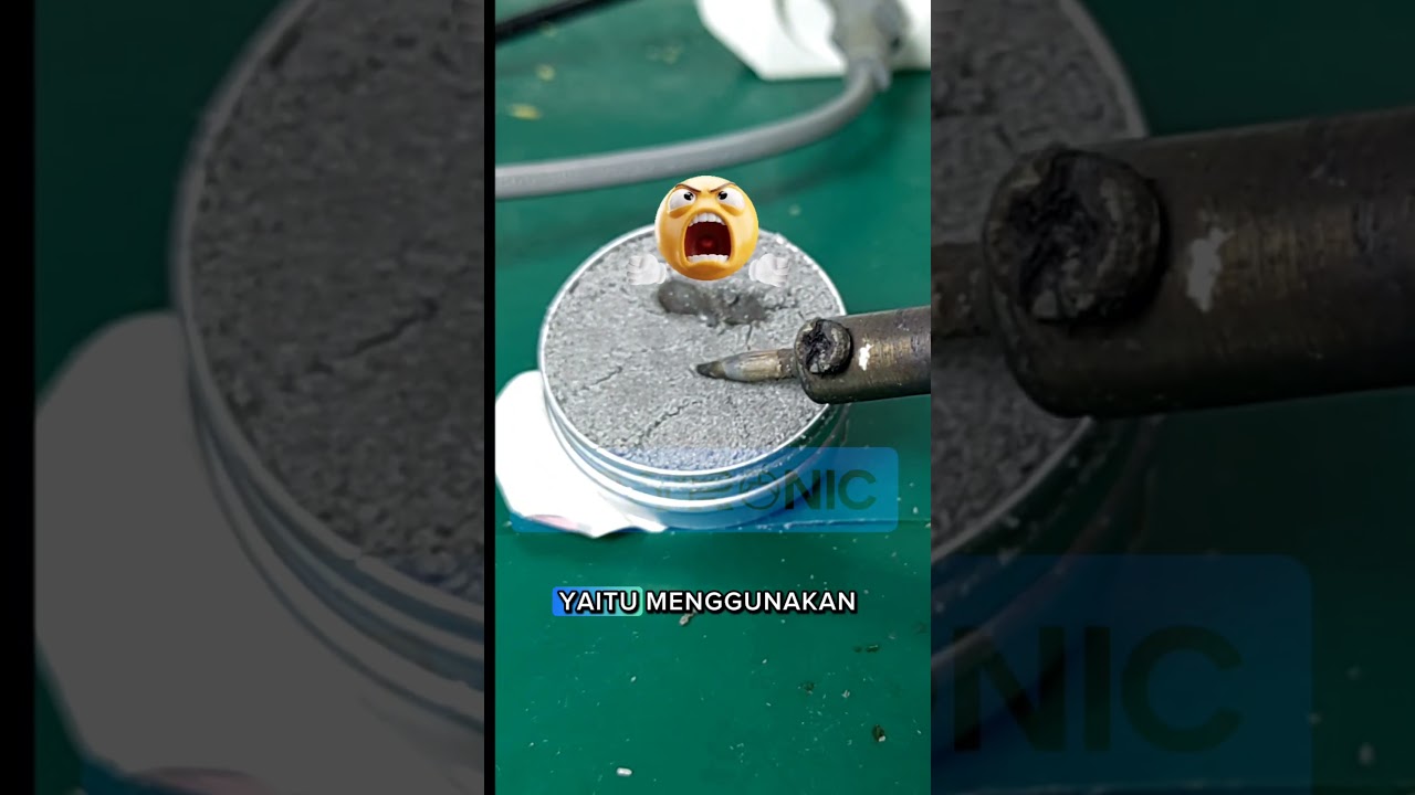 cara membersihkan mata solder 