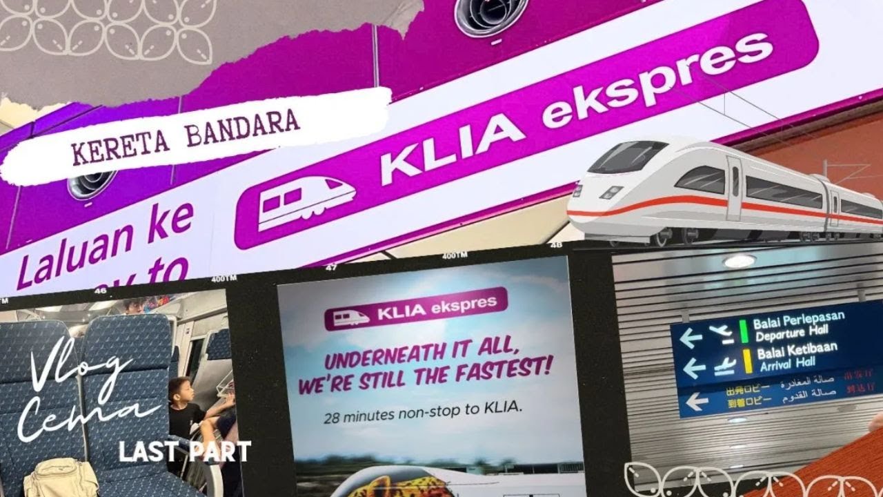 I Rode KLIA Express for the FIRST TIME - Here's My Crazy Experience