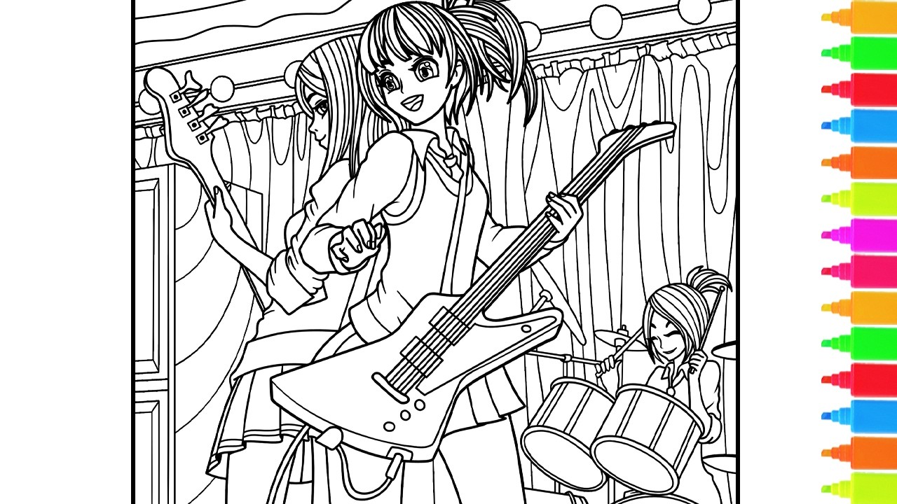 Группа Coloring Girls Band — живое выступление, счастливая девочка, девочка выходит на улицу | Ра...