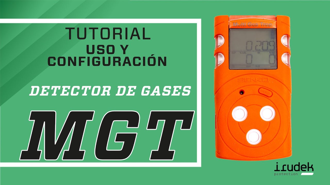 ¿Cómo se utiliza un detector de gas? Irudek MGT tutorial de uso