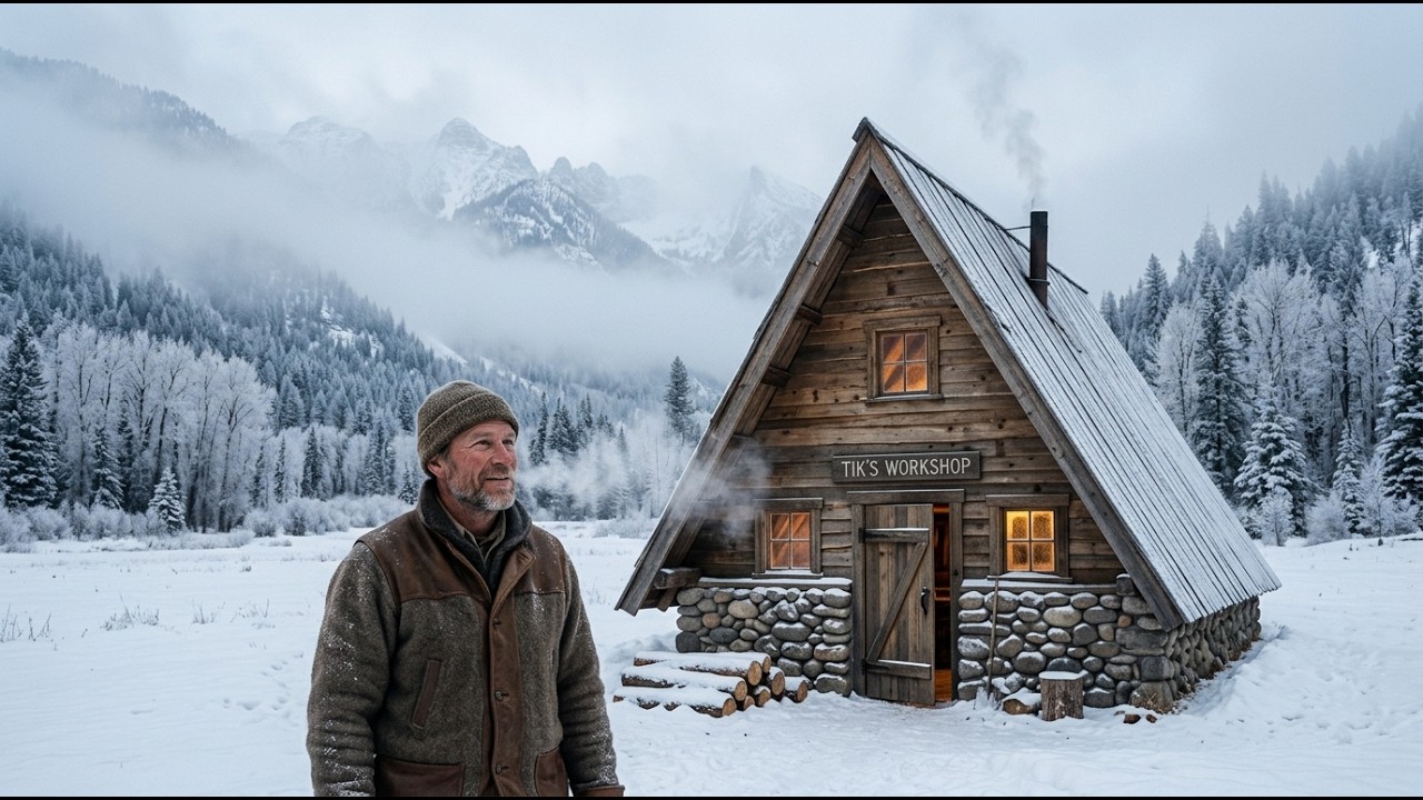 Cómo Construyó Una Cabaña A-Frame Simple Que Calentaba Más Que Cualquier Cabaña De Troncos