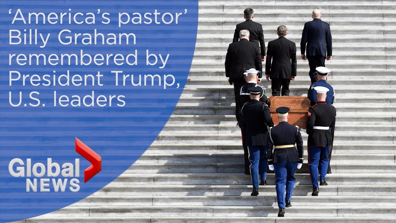 Trump honours Billy Graham as evangelist's body lies in repose inside Capitol