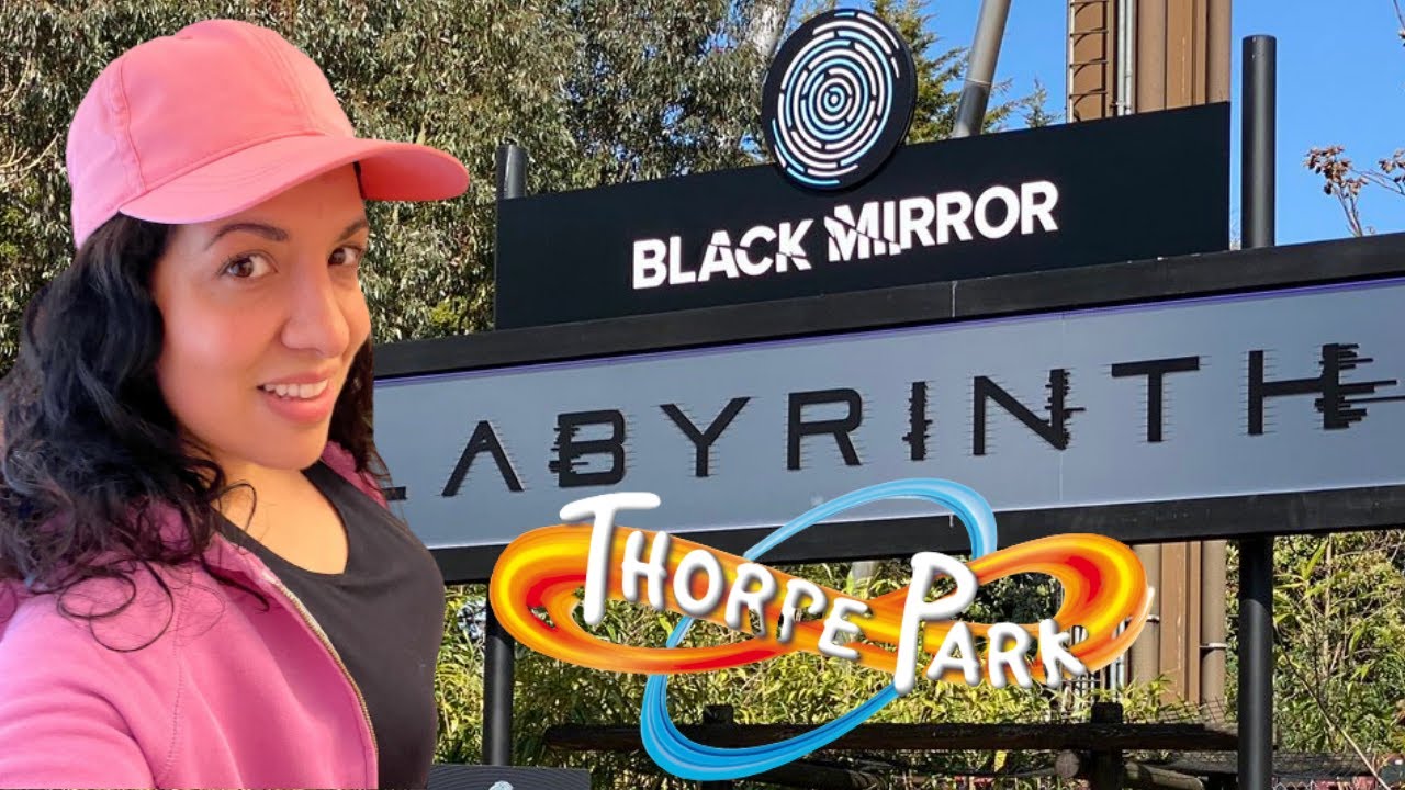 THORPE PARK rides: black mirror labyrinth, walking dead, tidal wave, depth charge, swarm & more!