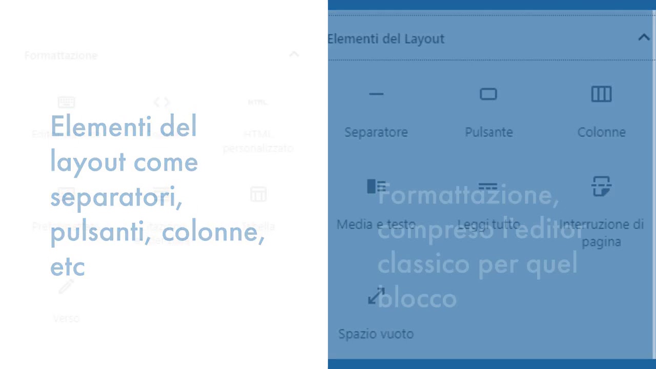 Nuovo editor a blocchi Wordpress 5: tutorial