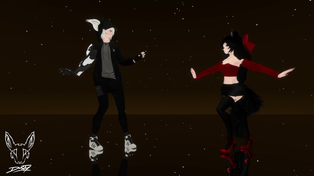 Dusty + Dustin | VRChat Virtual Reality Duo VR Salsa Partner Dance | 